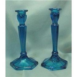 Northwood Celeste Blue Stretch Candlesticks #1168425