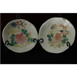 Pair of Chinese Export Porcelain Plates. #1168467