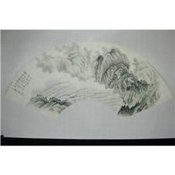 20th Century Chinese Fan Painting #1168470