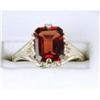 Image 1 : Antique  Filigree Ring GARNET 2.50 CARATS! #1168610