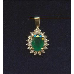 GENUINE 3.48 CTW EMERALD AND DIAMOND CLASSIC #1168735