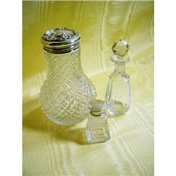 Art Nouveau Sterling Dresser bottle+2 Period #1168743