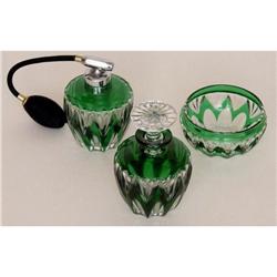 St. Louis France Crystal Set (3 pcs.) Perfume #1168805