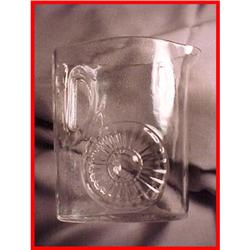 Unusual Eames Era Art Glass Water Pitcher #1168830