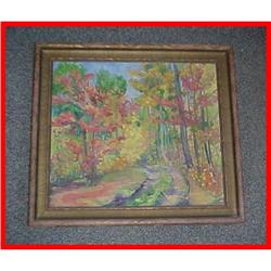 Arts & Crafts Landscape Oil on Canvas Painting #1168851