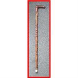 Vintage Handmade Pegged Wood Cane #1168854