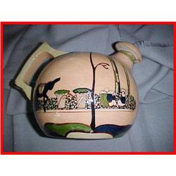 Antique Tlaquepaque Mexican Pottery Jug #1168873