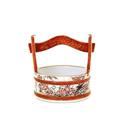 Old Japanese Kutani Imari Tea Bucket Bowl Sg #1168978