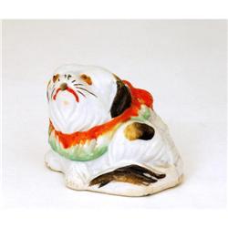 Japanese Kutani Imari Dog Pekingese Cat Water #1168982