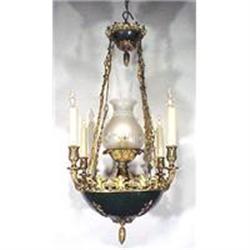 Antique Classical 4 Branch Petite Chandelier #1168990