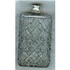 Image 1 : Sterling & Crystal Drinking Flask. Unger #1169146