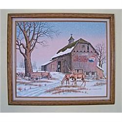  Serigraph on Canvas/Pepsi Barn/C. Carson #1169266