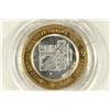 Image 2 : CASINO $10 SILVER TOKEN (UNC) RENO TAHOE