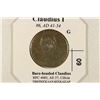 Image 3 : 41-54 A.D. CLAUDIUS I ANCIENT COIN