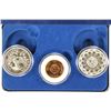 Image 2 : 3 REPLICA COINS IN CASE FROM NATIONAL COLLECTORS