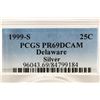 Image 3 : 1999-S SILVER DELAWARE QUARTER PCGS PR69 DCAM