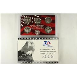 2206 SILVER 50 STATE QUARTERS PROOF SET WITH BOX