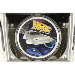 2015 BACK TO THE FUTURE 1 OZ. SILVER PROOF COIN