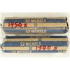 Image 1 : 2-$2 ROLLS OF 1940'S & 1950'S JEFFERSON NICKELS