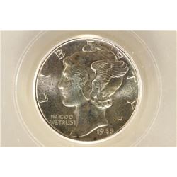 1945-D MERCURY DIME PCGS MS65FB