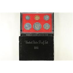 1981 US PROOF SET (WITH BOX)