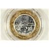 Image 1 : CASINO $10 SILVER TOKEN (UNC) WYNN RESORT AND