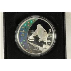 2007 CANADA STERLING SILVER PROOF $25 CURLING