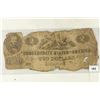 Image 1 : CONFEDERATE STATES OF AMERICA $2 ROUGH SHAPE