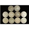 Image 1 : 10 ASSORTED 1959-1967 MEXICO .100 SILVER PESOS