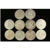 Image 2 : 10 ASSORTED 1959-1967 MEXICO .100 SILVER PESOS