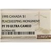 Image 3 : 1995 CANADA PEACEKEEPING MONUMENT DOLLAR NGC
