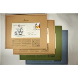 4 ASSORTED 1976 1ST DAY OF ISSUE ENVELOPES &