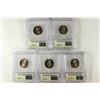 Image 2 : ALL 5-2004-S 50 STATE QUARTERS ICG CERTIFICATE SET