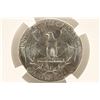 Image 2 : 1960 WASHINGTON SILVER QUARTER NGC MS66
