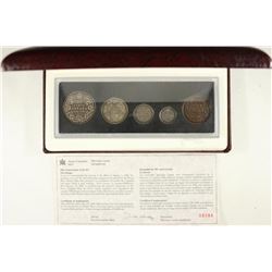 CANADIAN 90TH ANNIVERSARY COIN SET ALL STERLING