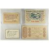 Image 2 : 4 ASSORTED GERMAN NOTGELDS 2-10 & 2-20 HELLERS
