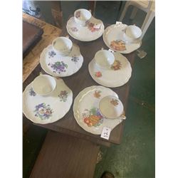 Japan JM3020  12 piece cup/plate fruit set