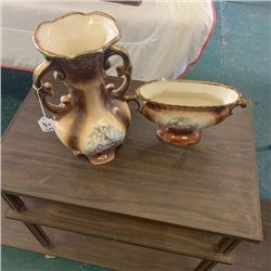 Staffordshere England 2 pieces