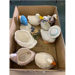 box ornaments ducks