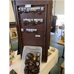 Brown coconut earing sets 25/ 25 bracelets new