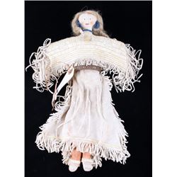 Sioux Quilled White Buffalo Hair Doll 1800's
