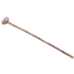 Plains Pafleche Wrapped Stone Head War Club 19th C