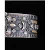 Image 4 : Navajo Tufa Cast Kingman Spider Web Turquoise Cuff