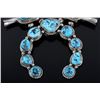 Image 2 : Navajo Kingman Turquoise Sterling Squash Blossom