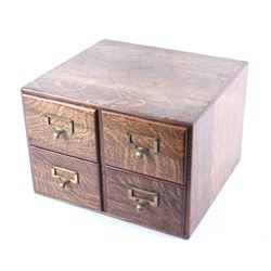 Macey Quarter Sawn Oak Cabinet Postcard Collection