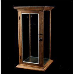 1890's Quarter Sawn Oak Mercantile Display Cabinet