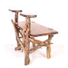 Image 15 : Rustic Multi-Platform Pine Log Desk