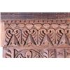 Image 4 : Scandinavian High Relief Carved Solid Wood Shelf