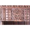 Image 6 : Scandinavian High Relief Carved Solid Wood Shelf