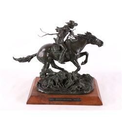 The Winchester Rider Bob Scriver Bronze Sculpture